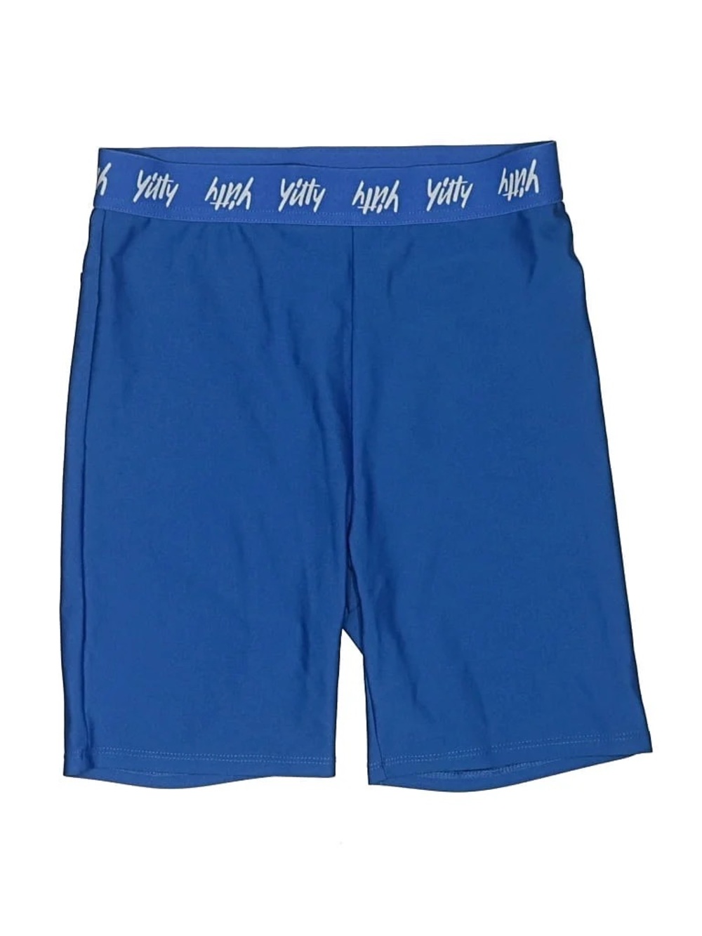 YITTY Electric Blue High-Rise Performance Bike Shorts